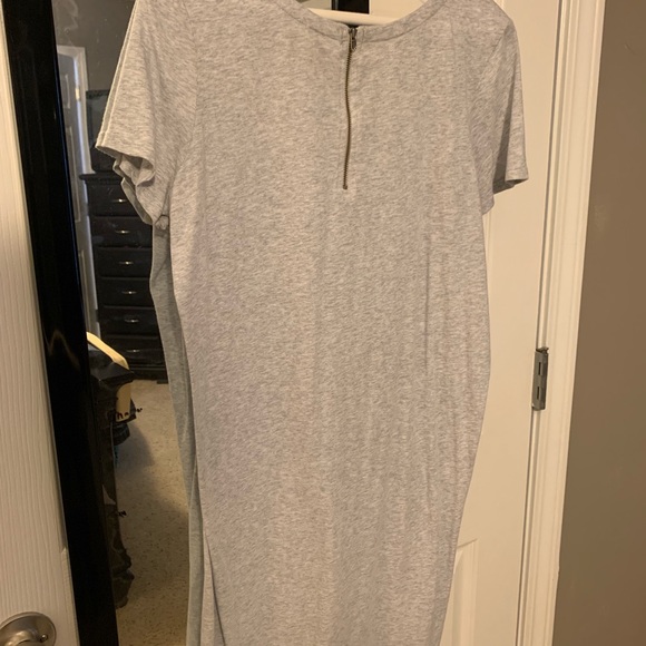 Grey mid length dress - Picture 2 of 3